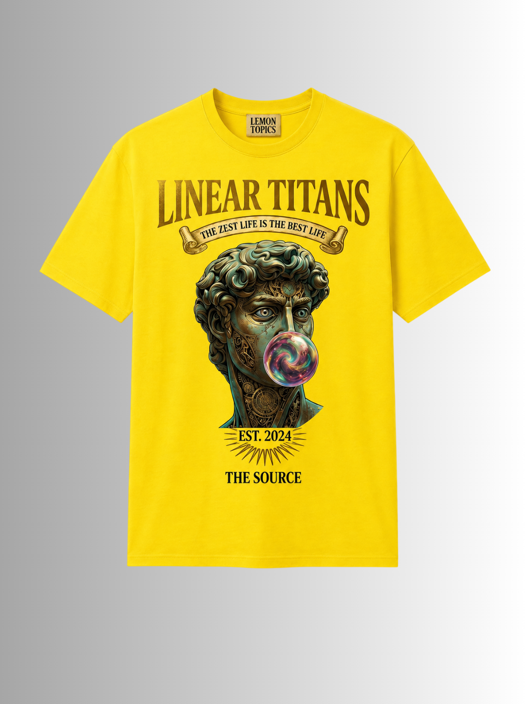 Linear Titans “The Source” Premium Graphic T-Shirt – Bold Streetwear Statement (LemonTopics Edition) - Image 3