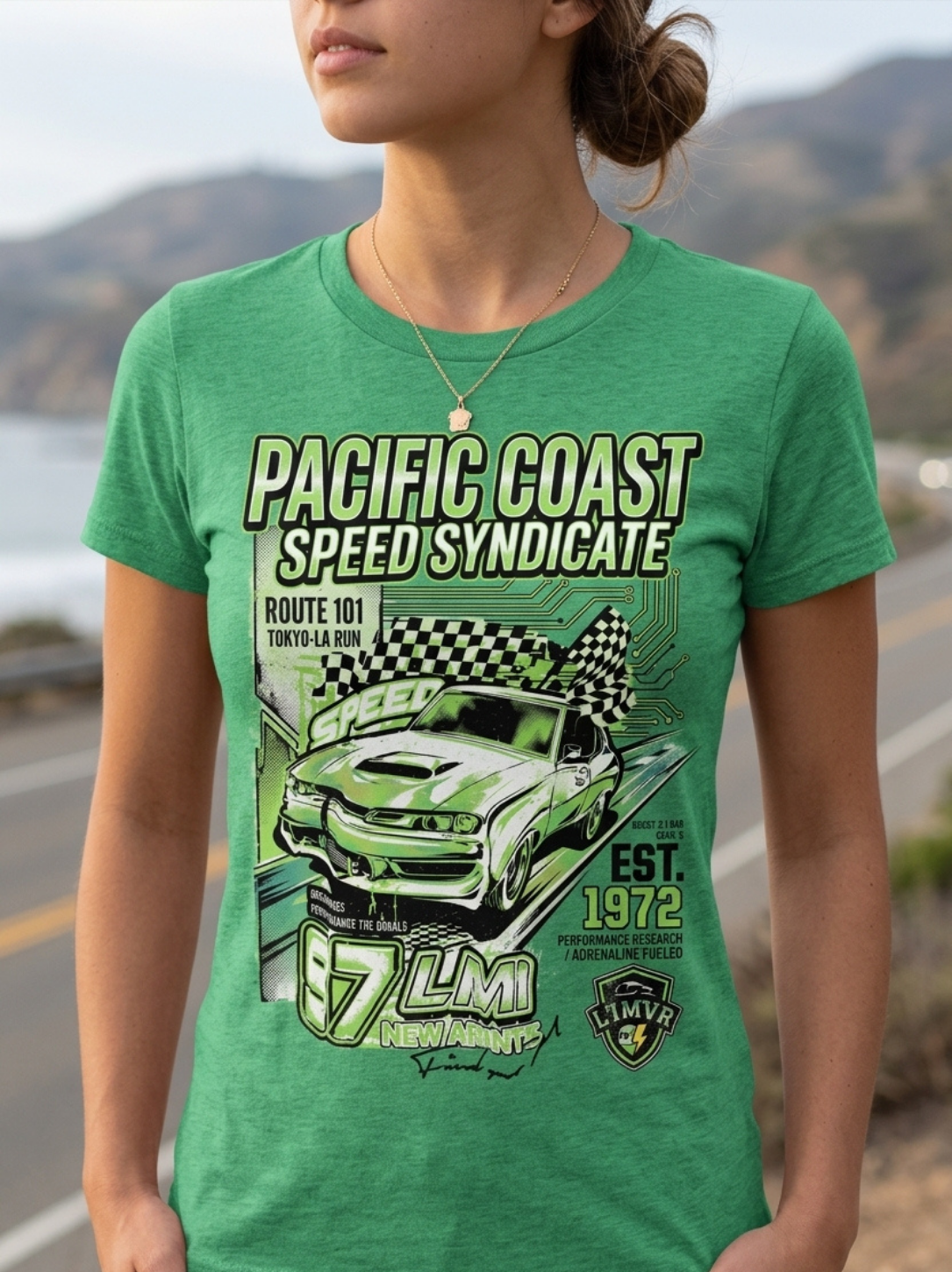 Aegis Cyber-Spec Graphic Women's Streetwear T-Shirt