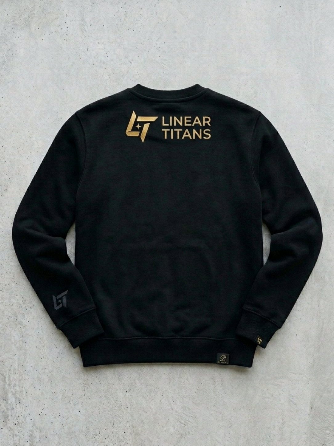 Linear Titans "The Foundation" Oversized Black Sweatshirt - Image 2