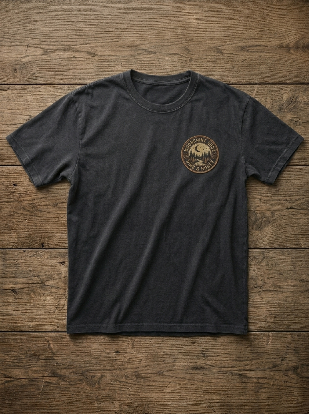 Aegis "Moonshine Soda" Vintage Washed Graphic T-Shirt