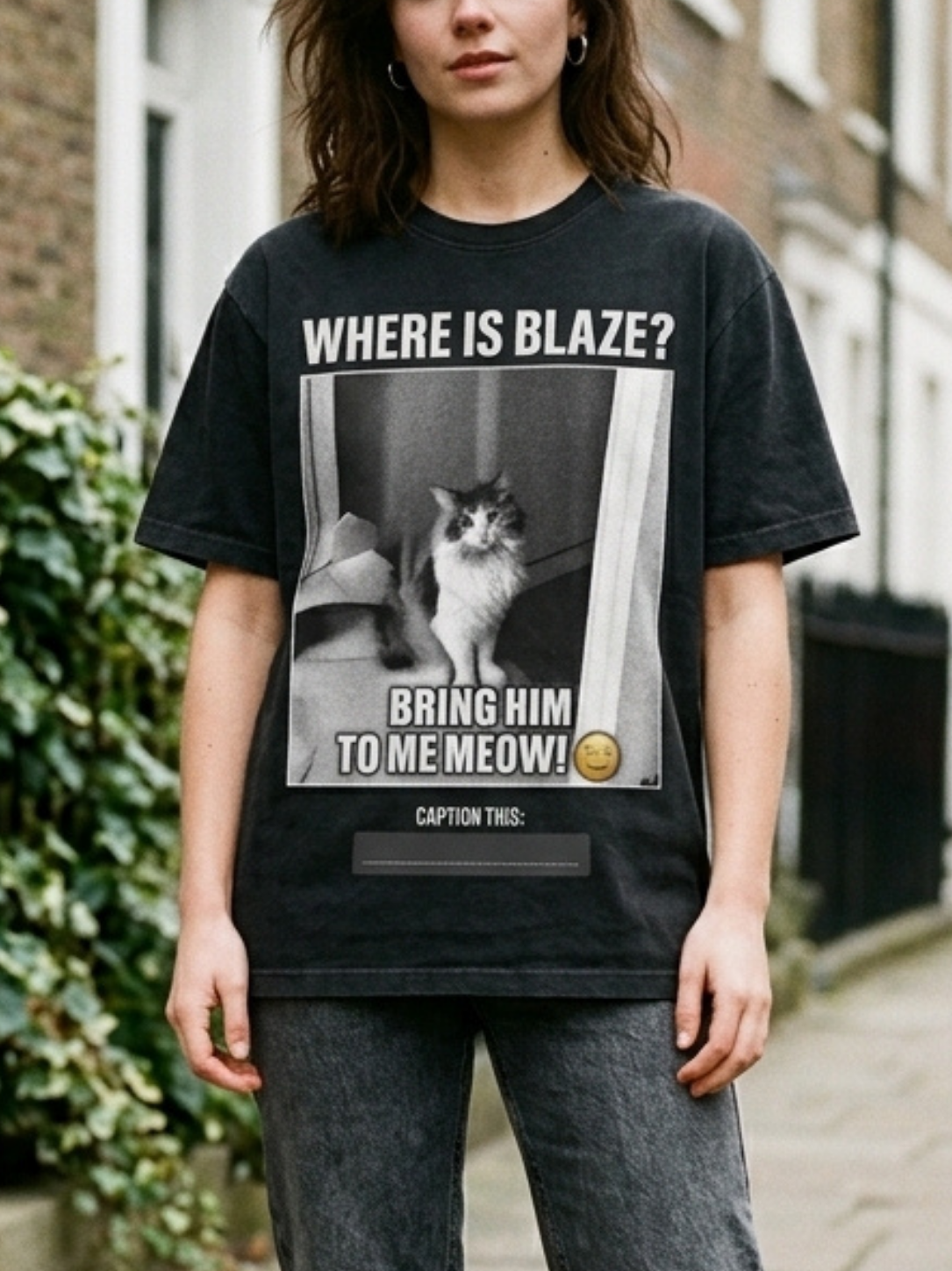 Aegis "WHERE IS BLAZE?" Graphic Vintage T-Shirt