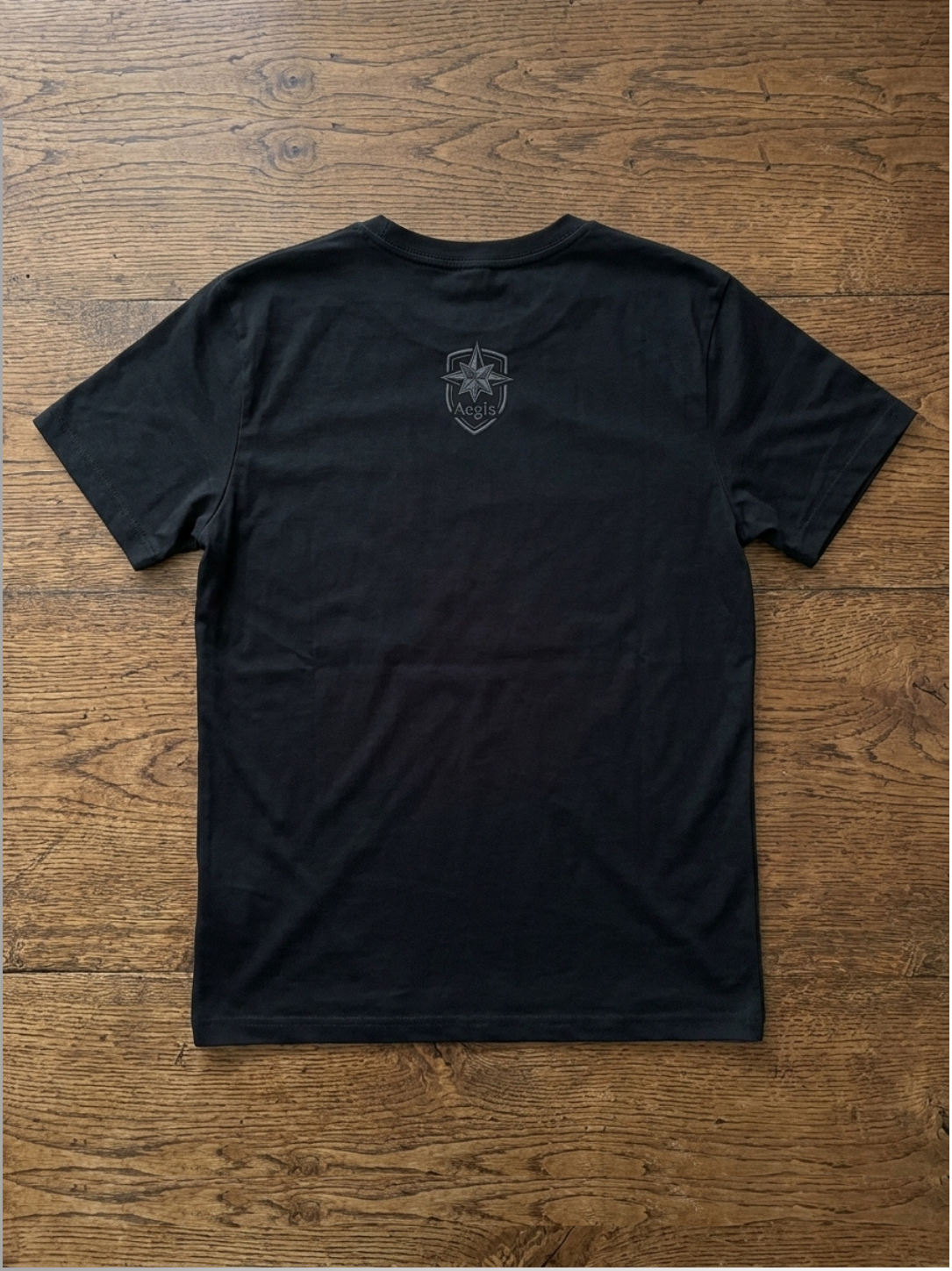 AEGIS Cyber Fox Premium Heavyweight Black T-Shirt - Image 2
