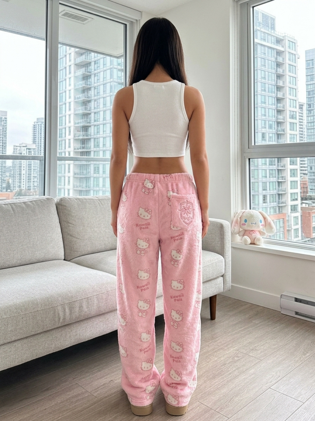 Aegis Ultra-Soft Plush Fleece Streetwear Lounge Pants - Image 2