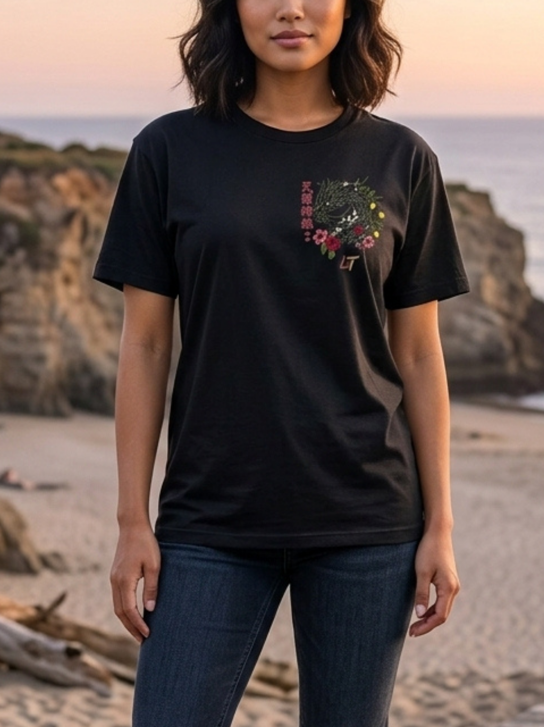 Linear Titans "Celestial Dragon" Oversized Graphic Tee - Image 2