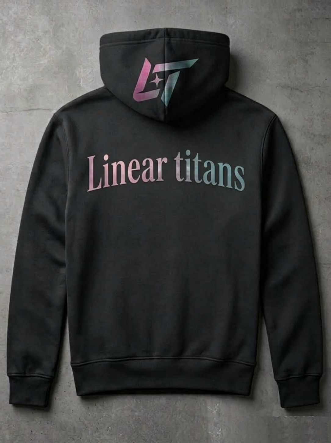 LINEAR TITANS "Cyber-Rabbit" Cyborg Patchwork Hoodie - Image 4