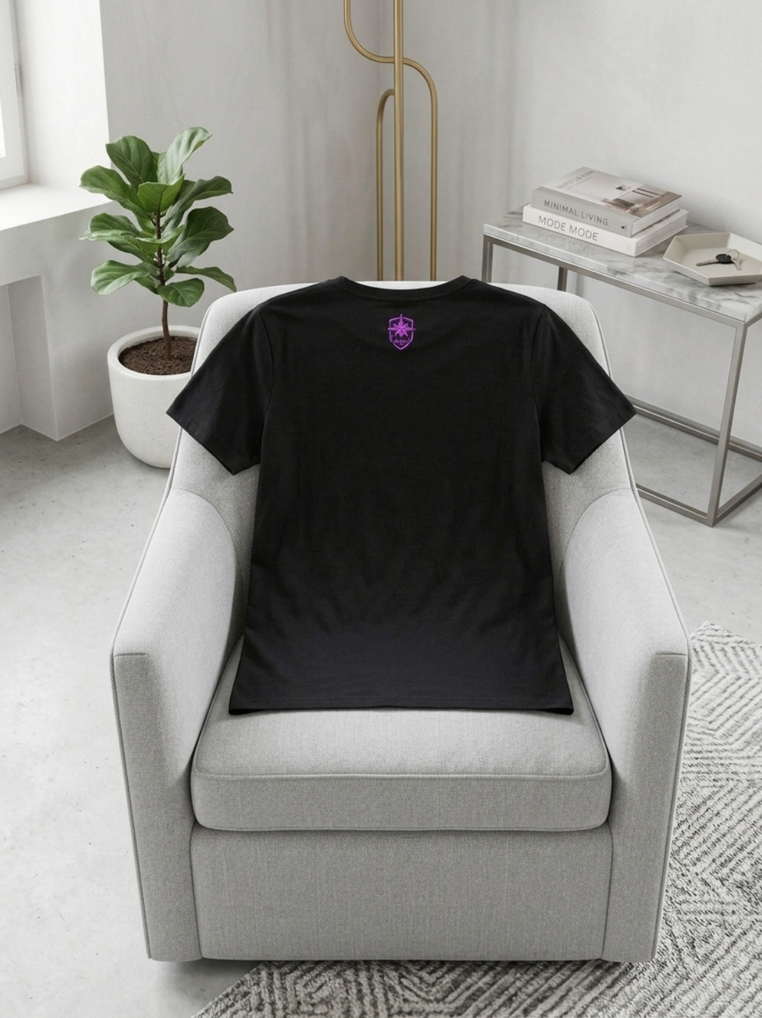 Aegis Neon Sloth Drive-Thru Cyberpunk Graphic T-Shirt - Image 3