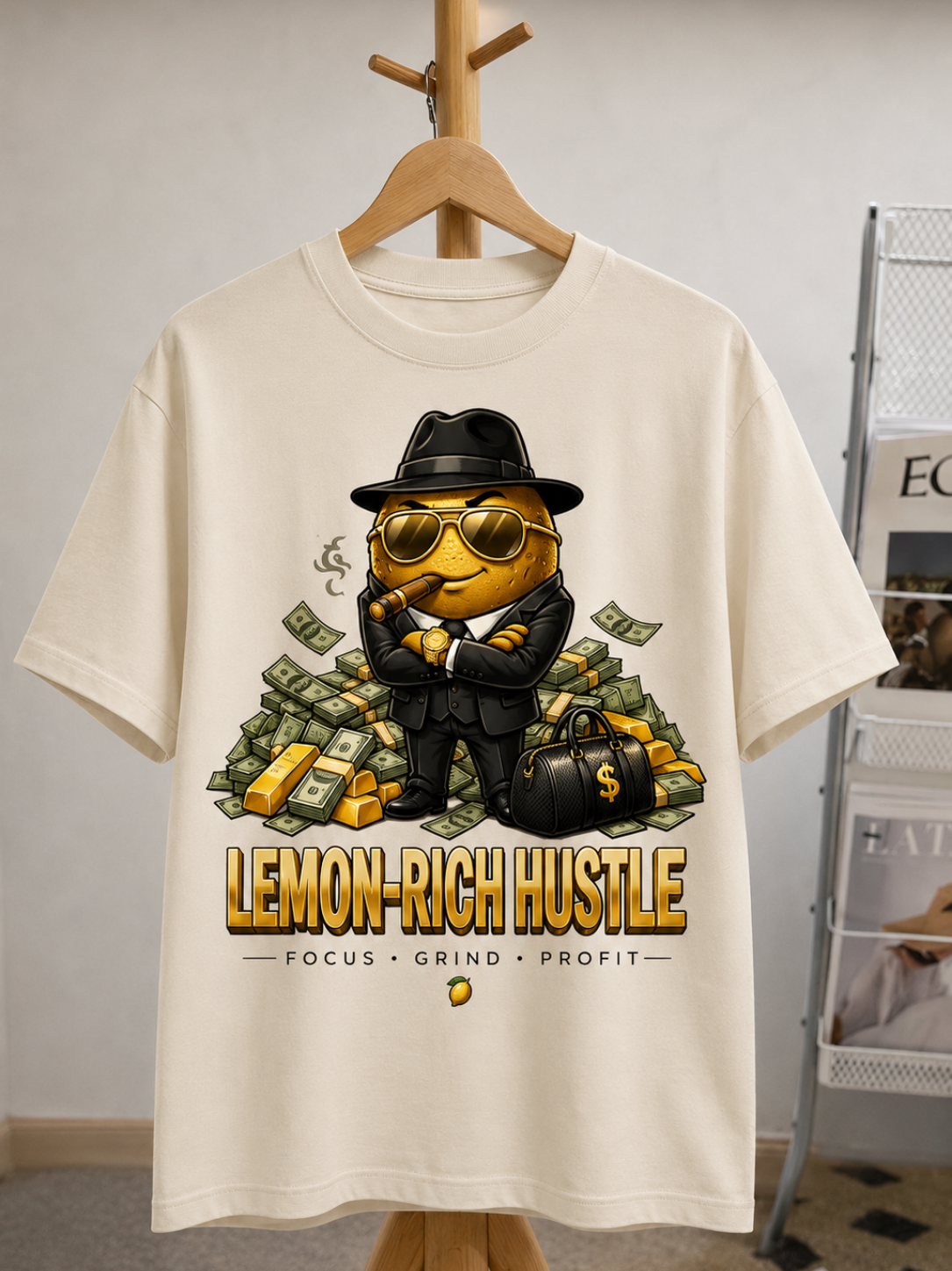 Aegis | "Lemon-Rich Hustle" Premium Graphic Tee